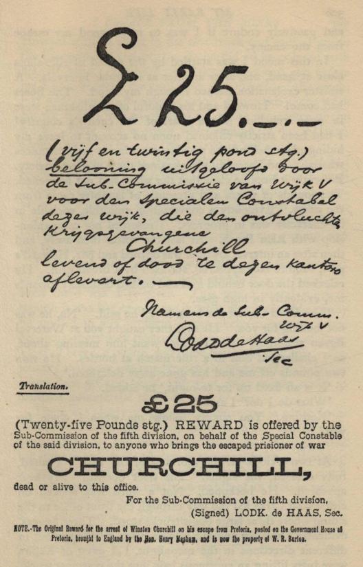 Reward poster